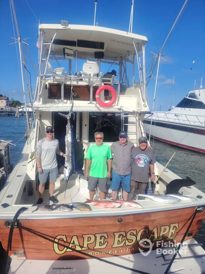 Group of guests in front of Cape Escape