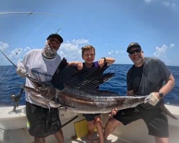 Deep sea fishing trip in Cancun