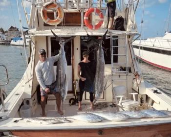 Marlin and sailfish caught on Cape Escape in Cancún